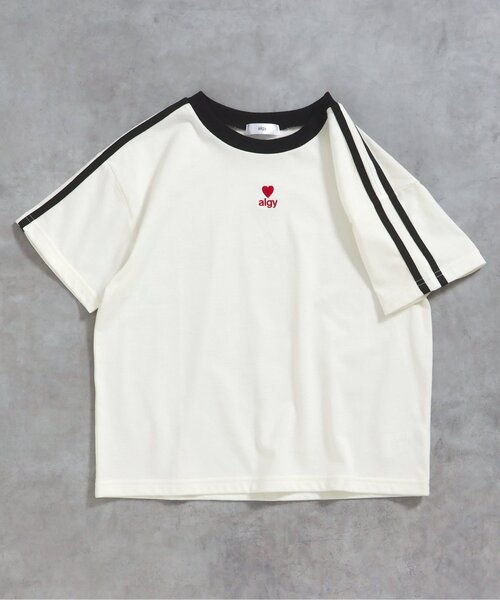 algy（アルジー） tシャツ algyロゴリンガー半袖Tシャツ キッズ 子供服