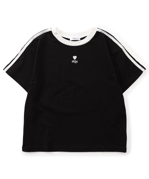 algy（アルジー） tシャツ algyロゴリンガー半袖Tシャツ キッズ 子供服