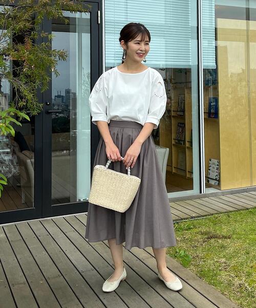 「couture brooch」 スカート 38 ネイビー レディース_画像7