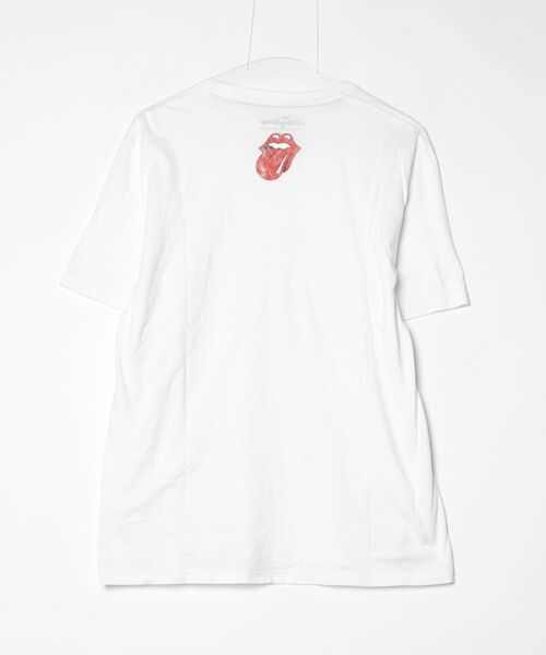 「glamb」 半袖Tシャツ「therollingstoneコラボ」 2 ホワイト メンズ_画像2