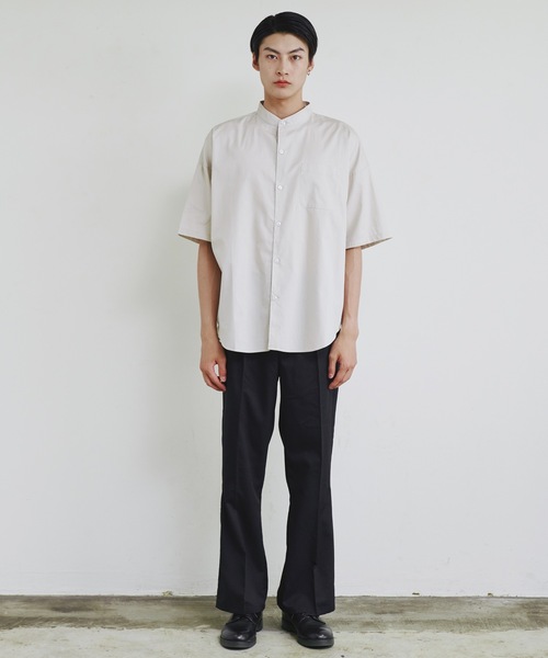 「Magine」 「HALHAM」スラックス M モカ メンズ_画像3