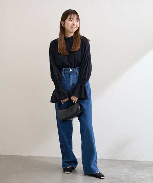 「LE TALON」 フラットパンプス 22.5cm ブラウン レディース_画像6