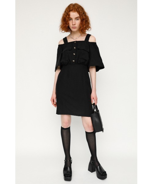 ワンピース OPEN SHOULDER OP オープンショルダー ワンピース ワンピース OPEN SHOULDER OP オープンショルダー ワンピース
