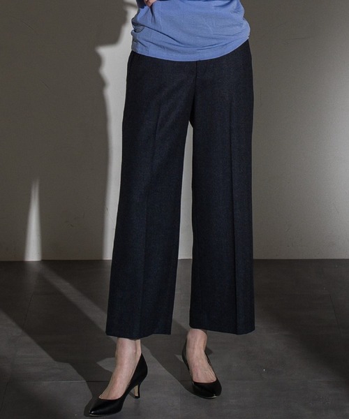 好評新品 パンツ 通販 Paypayモール ミックスツイードワイドパンツ Zozotown Paypayモール店 Off Vanderschooten Com