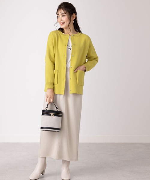 DIMORA 売れ筋商品|||ディモーラ カーディガン アウター レディース Cardigans Yellow GOLDJAPAN 大きいサイズレディース アウター カーディガン