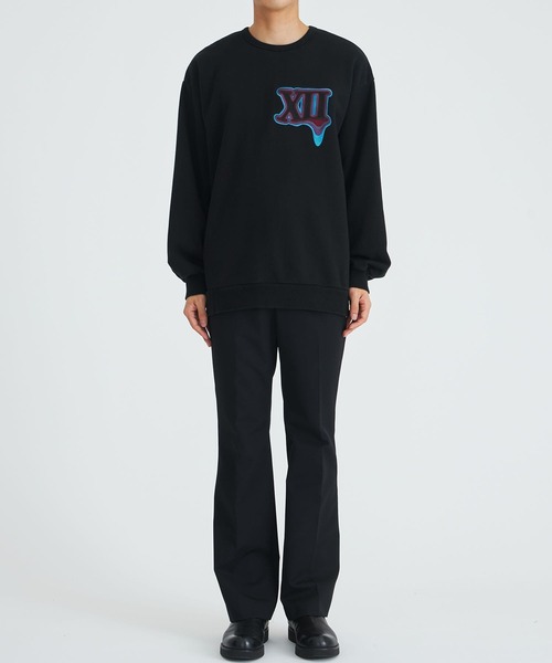 SHAREEF トレーナー スウェット MELTED XII BIG SWEAT SHAREEF トレーナー スウェット MELTED XII BIG SWEAT メンズ