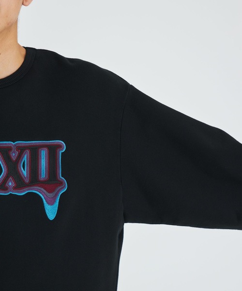 SHAREEF トレーナー スウェット MELTED XII BIG SWEAT SHAREEF トレーナー スウェット MELTED XII BIG SWEAT メンズ