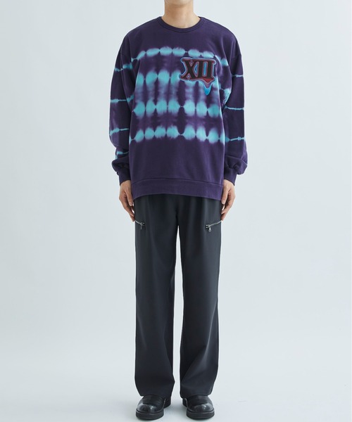 SHAREEF トレーナー スウェット MELTED XII BIG SWEAT SHAREEF トレーナー スウェット MELTED XII BIG SWEAT メンズ
