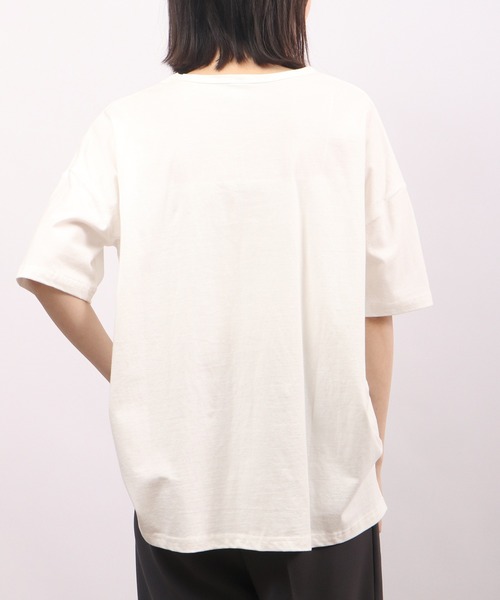 tシャツ EMAGO ロゴ刺繍Tシャツ レディース Emago tシャツ EMAGO ロゴ刺繍Tシャツ レディース : ZOZOTOWN