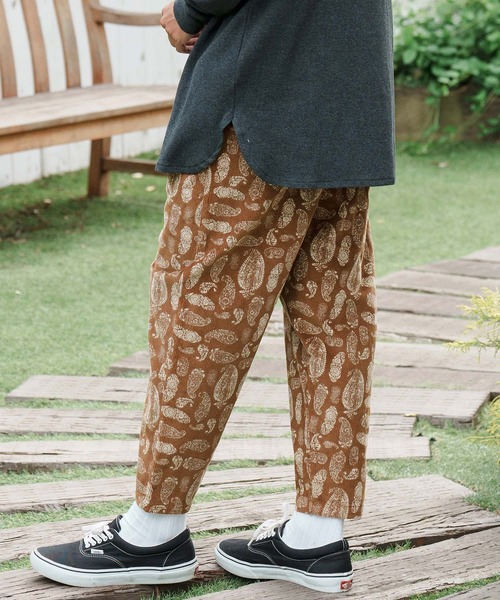CAMBIO（カンビオ） パンツ mp11267-Patterned Corduroy Easy Pants