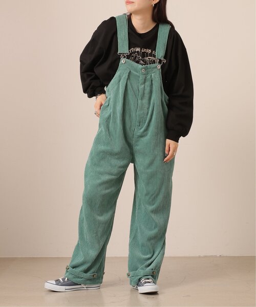 DOUBLE NAME サロペット オーバーオール バギーデッキ