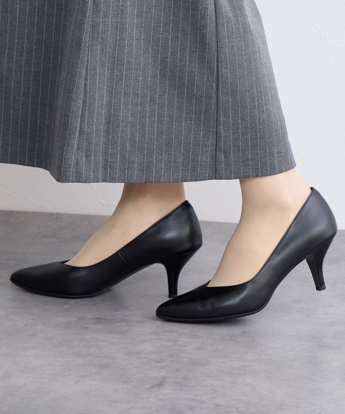 卑弥呼 パンプス 「Made in Japan」「撥水」ポインテッドトゥ