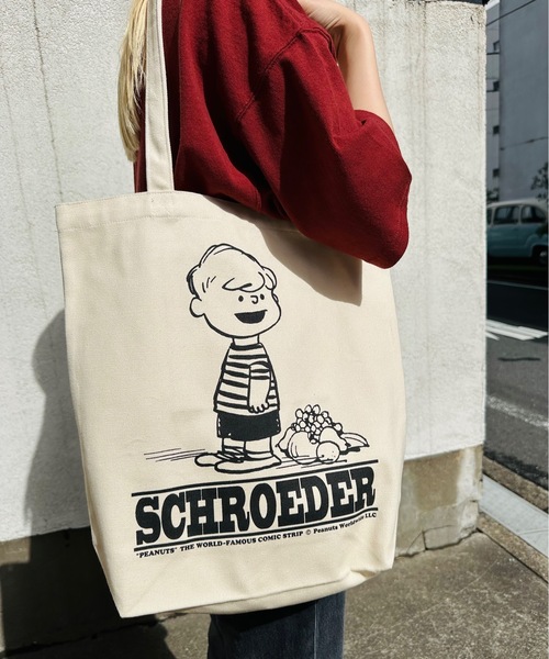 ONE DAY KMC トートバッグ FRUIT OF THE LOOM / PEANUTSトートバッグ