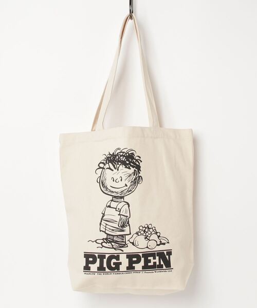 ONE DAY KMC トートバッグ FRUIT OF THE LOOM / PEANUTSトートバッグ