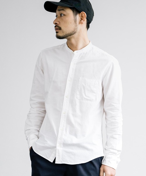Rocky Monroe シャツ 日本製 国産 オックスフォードバンドカラー