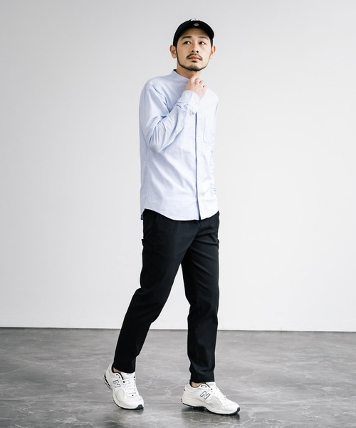Rocky Monroe シャツ 日本製 国産 オックスフォードバンドカラー