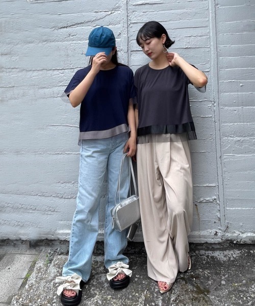 ◆CECILIE BAHNSEN パテントレザー リボンサンダル 送料込み サンダル | CECILIE BAHNSEN (Women)/セシリー バンセン | 三越