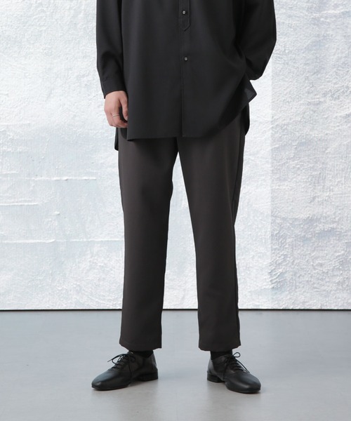Yokito様 アフリカンバティック MIX zakuchikuテーパードパンツ yoshiokubo GROUNDFLOOR パンツ ヨシオクボ / NEW TWILL TUCK