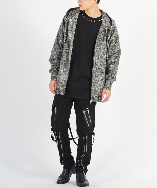 f*e様 y2k ボンテージパンツ　サスペンダー付き　元値30000円 Y2K 古着 flamingo firm ギミック サスペンダー付 カーゴパンツ