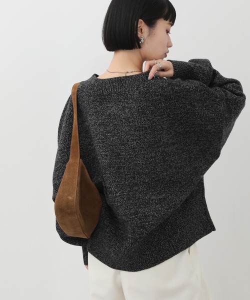 NOGLE ニット セーター 「NOGLE/ノグル」カラールーズリブニット