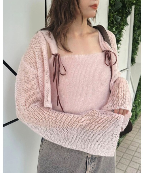 アンサンブル 「SETアイテム」メランジボレロ タンクセット SETアイテム】メランジボレロ タンクセット｜J'aDoRe JUN ONLINE