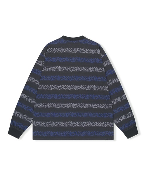 Tシャツ・カットソー YESEYESEE Y.E.S Blue SN L/S 5MM269 YESEYESEE メンズ半袖Tシャツ、カットソー|トップス