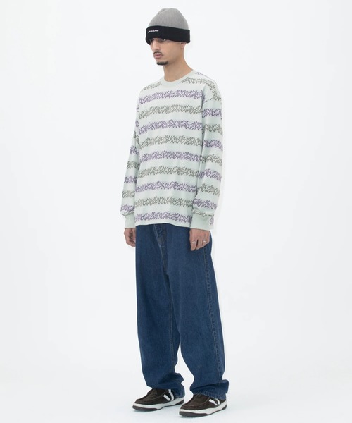 ★24-25FW新作★YESEYESEE★SN Jacquard Tee MUSINSA | YESEYESEE SN Jacquard Tee Sage Green