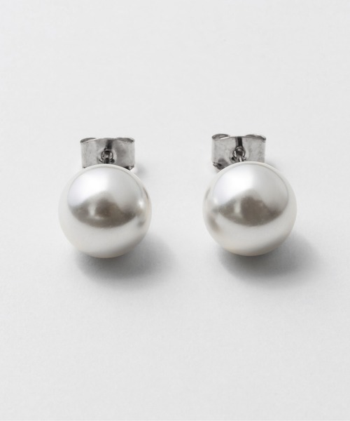 ciite' ピアス 「10mm」 選べるパールピアス （コットンパール