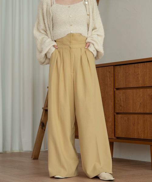 mideal パンツ skirt layered pants / スカートレイヤードパンツ
