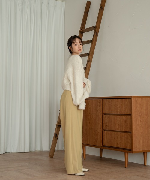パンツ MELTTHELADY layered wide pants melt the lady layered wide pants
