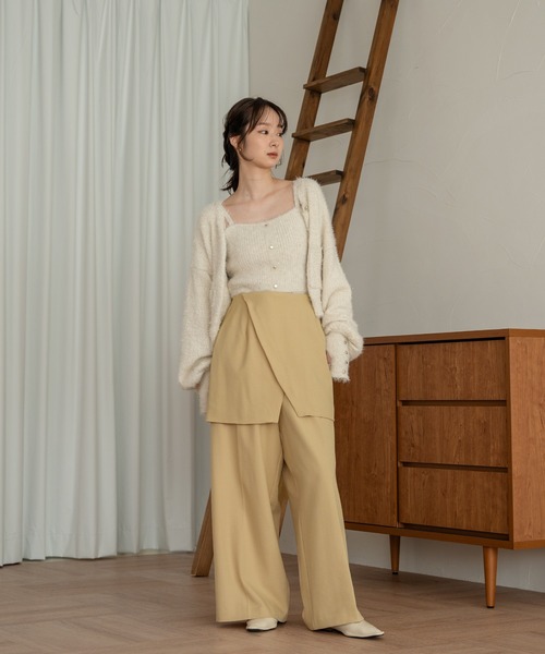パンツ melt the lady layered skirt pants melt the lady layered skirt pants