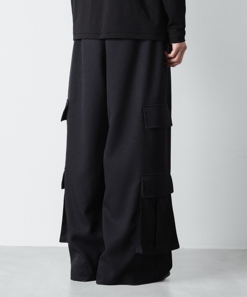 ATO パンツ DOUBLE POCKET WIDE PANTS メンズ : ZOZOTOWN Yahoo