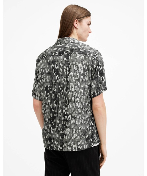 SHADE by SHELLAC レオパードシャツ サイズ44 ALLSAINTS（オールセインツ） シャツ OSCILLATION LEOPARD PRINT SHIRT
