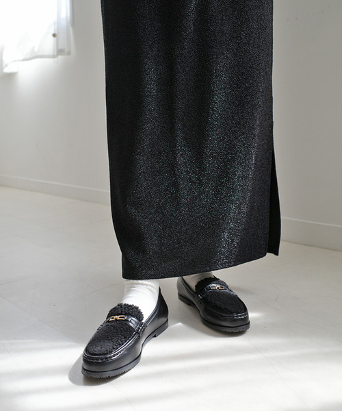 AmiAmi（アミアミ） ローファー ボアローファー レディース : ZOZOTOWN