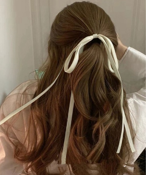 ヘアゴム サテン ロング リボン : ZOZOTOWN Yahoo!店 - 通販 - Yahoo