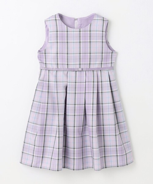 anyfam ボレロカーディガン チェックジャンパースカート フォーマル 120 any FAM スカート チェック柄ジャンパースカート キッズ 子供服