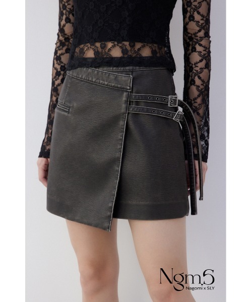 SLY（スライ） スカート Ngm.S WRAP S/SK ナゴミ ラップスカート