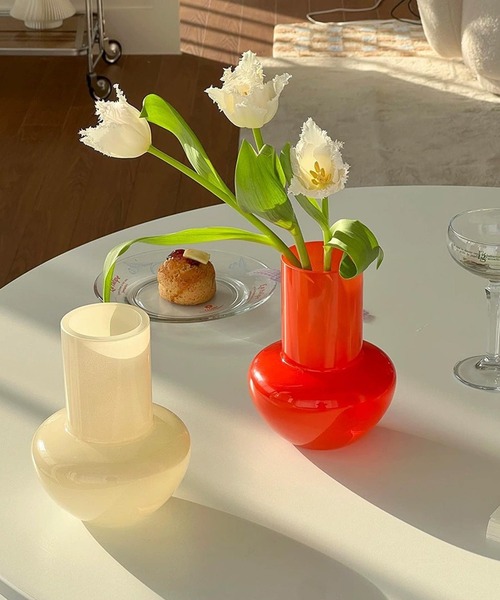 VIBGYOR 花瓶 「 somni / ソニ 」 シャンピニョン ミニガラスフラワー