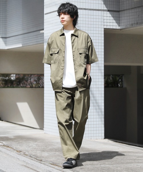 Dickies パンツ ライトTCツイルドローコードパラシュートパンツ