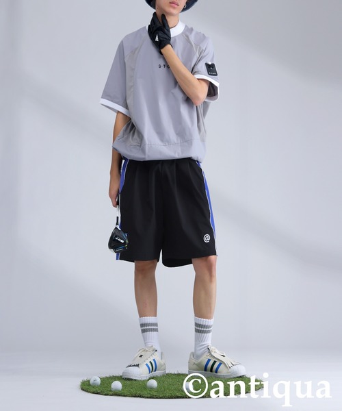 antiqua（アンティカ） ハーフパンツ パンツ 短パン 「STCH」ライン