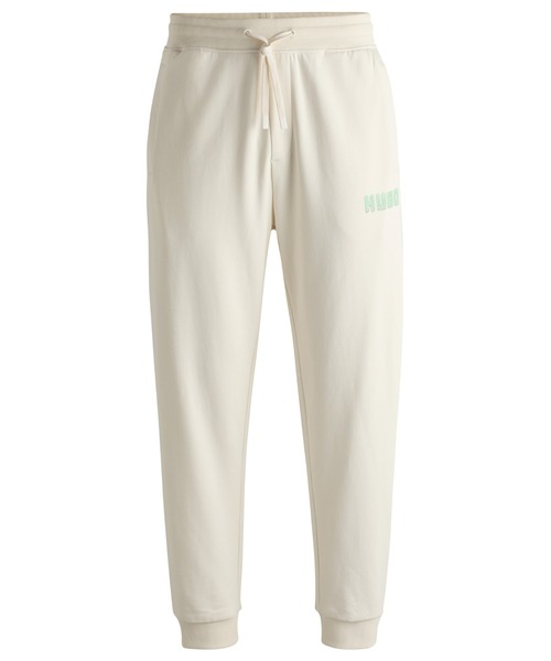 【Hugo Boss】 コットンテリートラックスーツボトムス HUGO パンツ コットンテリー トラックスーツボトムス ロゴ
