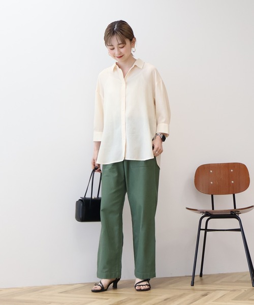 ボーラホリック　七分袖　シャツ シアーボイルレギュラー7分袖シャツ｜ファッション通販のSTRIPE CLUB