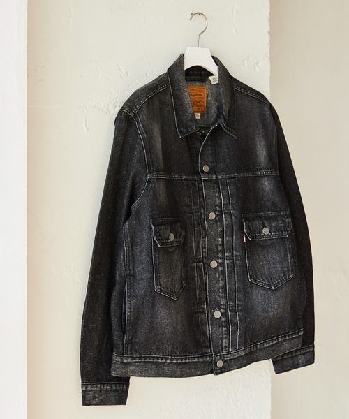 Levi's デニムジャケット 42L ブラック BIOTOP デニムジャケット gジャン 「Levi's(R)| BIOTOP」 TYPE 2