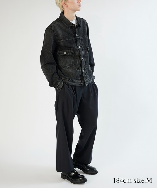 Levi's デニムジャケット 42L ブラック BIOTOP デニムジャケット gジャン 「Levi's(R)| BIOTOP」 TYPE 2