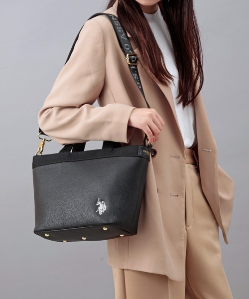 U.S. POLO ASSN.（ユーエスポロアッスン） トートバッグ シュリンク