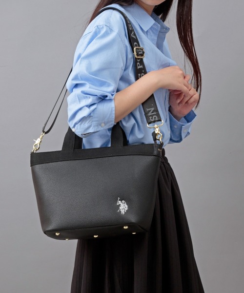 U.S. POLO ASSN.（ユーエスポロアッスン） トートバッグ シュリンク
