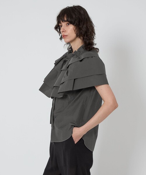 ブラウス シャツ 「ASTRAET」フリルカラー ノースリーブブラウス レディース ASTRAET ブラウス シャツ 「ASTRAET」フリルカラー ノースリーブ
