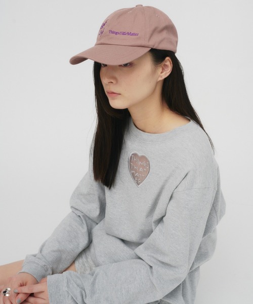 tシャツ TONDABAYASHI RAN × HEART LONG SLEEVE T-SHIRT / ハートロングスリーブTシャツ レディース THINGS THAT MATTER tシャツ TONDABAYASHI RAN × HEART LONG