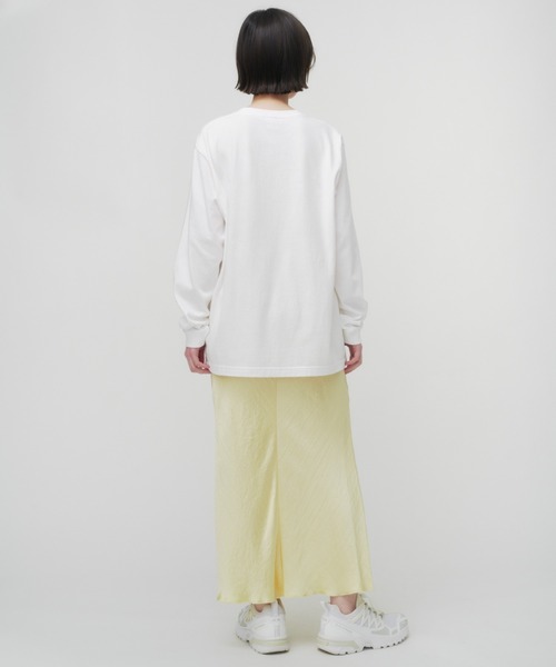 tシャツ TONDABAYASHI RAN × HEART LONG SLEEVE T-SHIRT / ハートロングスリーブTシャツ レディース THINGS THAT MATTER tシャツ TONDABAYASHI RAN × HEART LONG