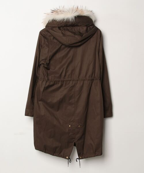 【未使用】DANTON ノーカラー ウールモッサコート ブラウン 38(M) 1035011213766042_01_8032w.jpeg